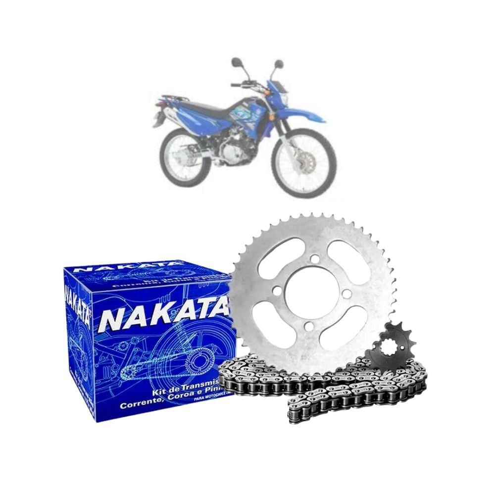 Kit Relação Transmissão Nakata Yamaha XTZ 125 2002-2012