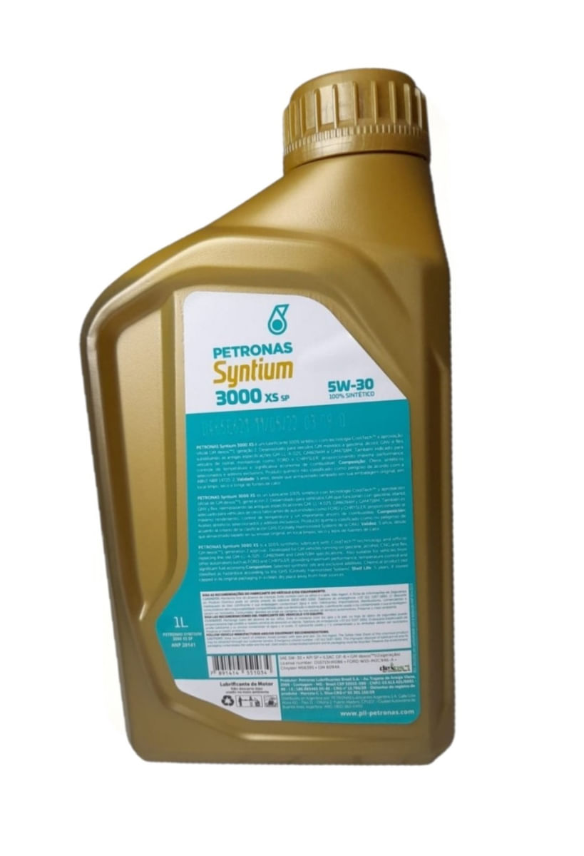 メンテナンス PETRONAS Syntium 3000 5W-30 20L Óleo Motor Petronas Syntium 3000xs 5w30 100% Sintético Dexos