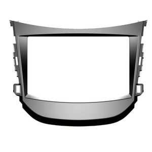 Moldura Painel 2 Din Hyundai Hb20 Preta AP664