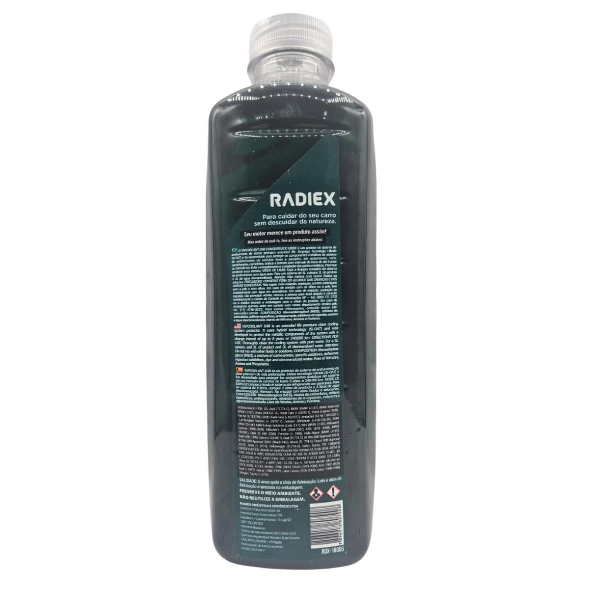 RDX18066 - Aditivo Radiador Concentrado Tap Coolant Verde 1 L