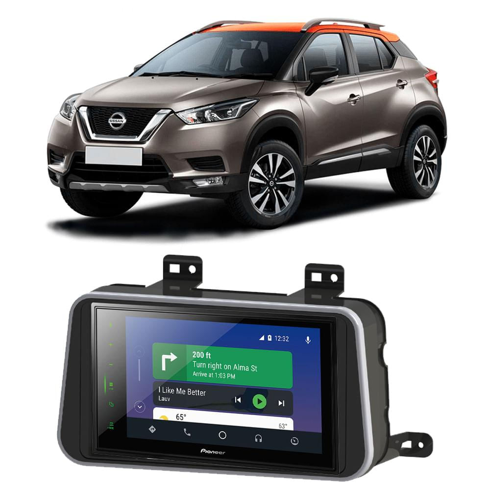 Central Multimídia Pioneer DMH-ZS8280TVN Nissan Kicks