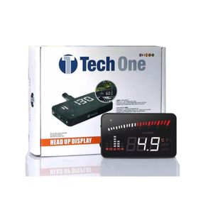 Hud Velocímetro Digital Projetor Parabrisa Carro Obd2 - TechOne