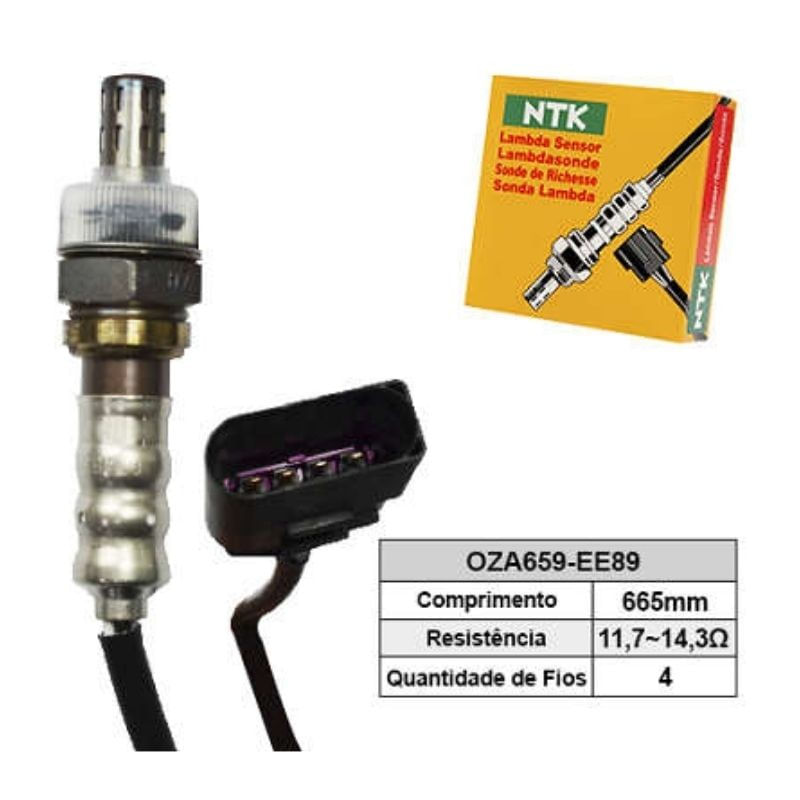 Oza659Ee89 - Sonda Lambda Pre - Gol/Fox/Voyage 1.0/6 8V Flex P - Ngk