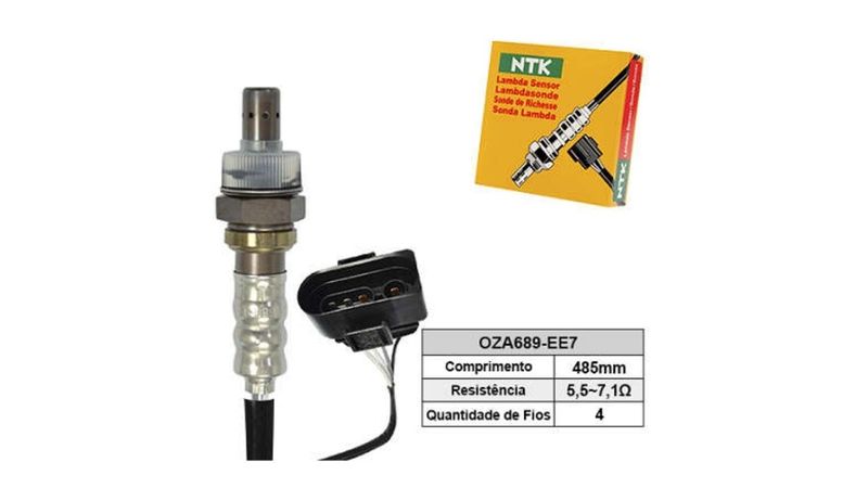 Oza689Ee7 - Sonda Lambda - Gol / Saveiro 1.6 / 8 8V - Ngk