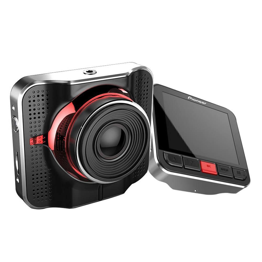 Câmera Filmadora Automotiva Pioneer Dashcam VREC100CH Tela LCD 2.7 USB SD até 128GB Monitoramento