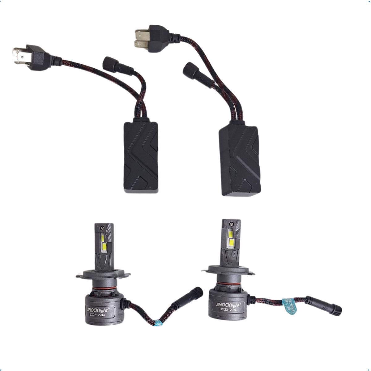 Kit Lâmpada Ultraled Infinity H4 6500k 15000LM ShockLight