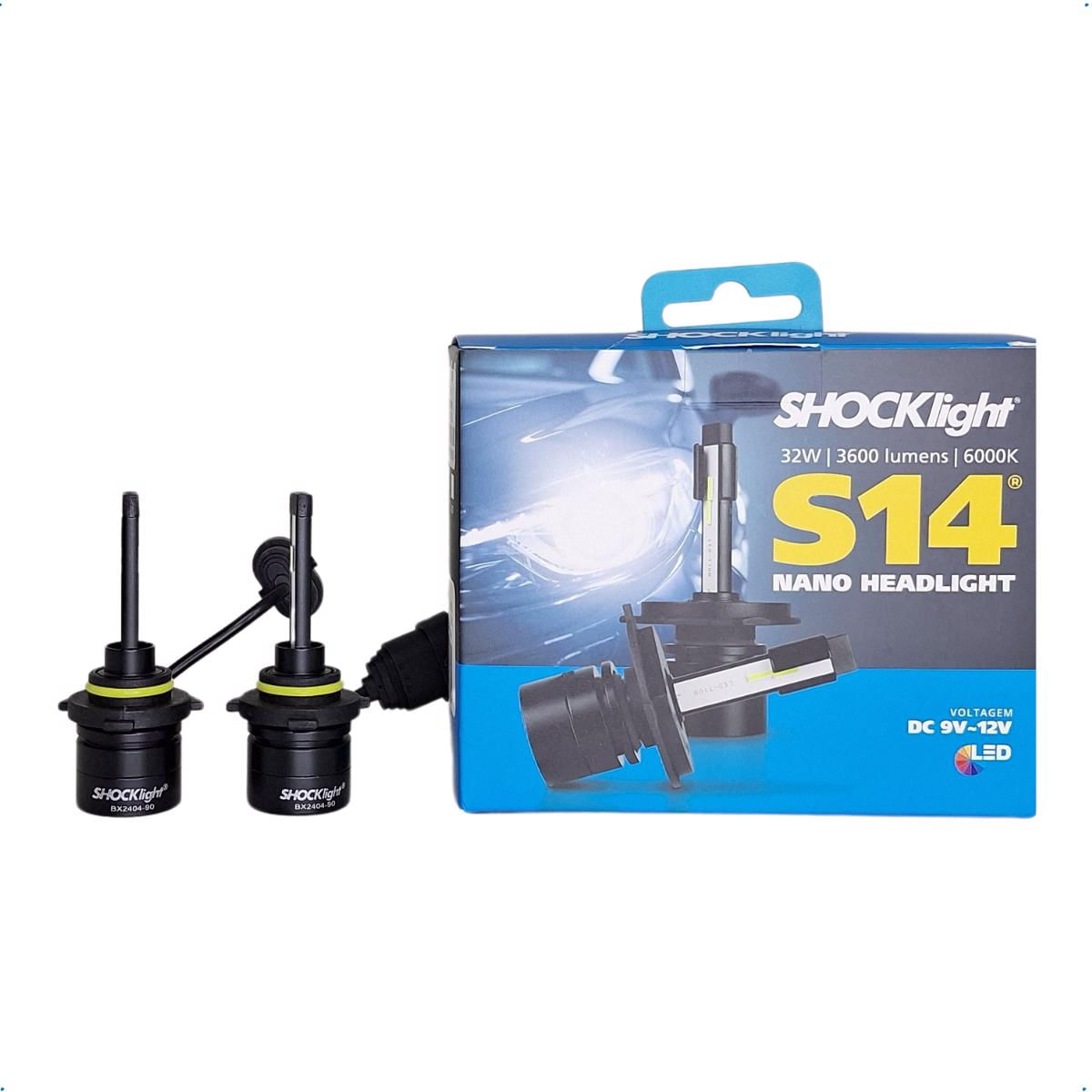Kit Lampada Led S14 Nano HB3/HB4 SLL-149000 Shocklight