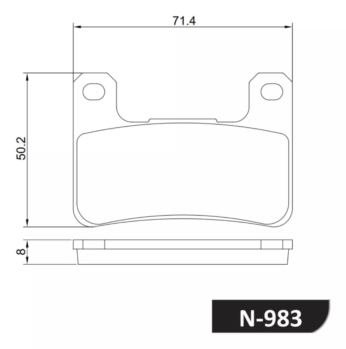 Pastilha De Freio Z1000/zx-10r/v-strom/gsx-r/boulevard