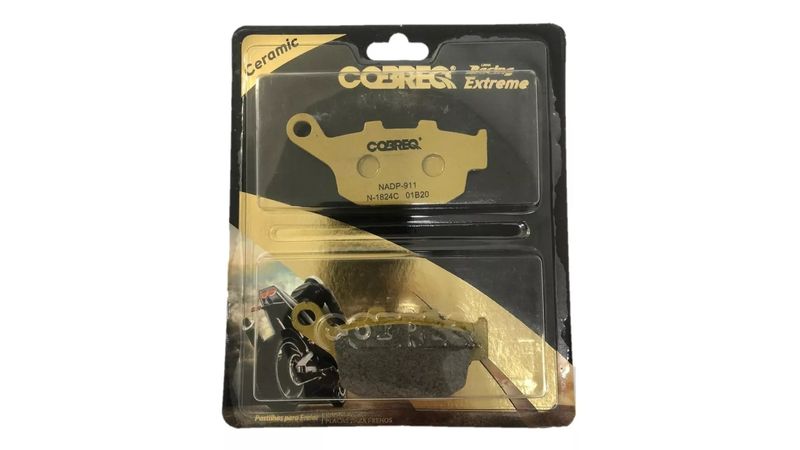 Pastilha Freio Traseira Ceramica - Cb400/z800/inazuma - Cobr
