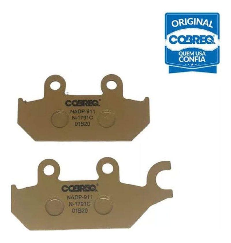 Pastilha Freio Dianteira Yamaha Xtz 660 Tenere/xt 600 Cobreq