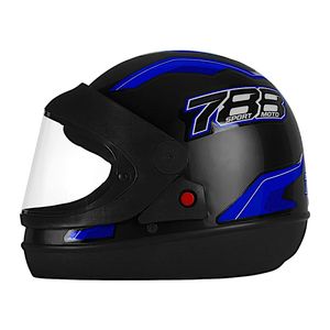 Capacete Sport 788 56 Preto Azul Tork