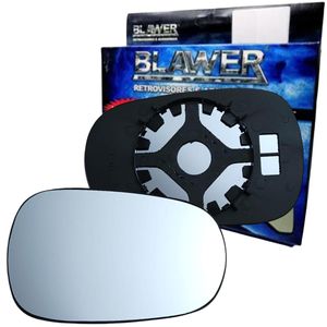 97500 - Vidro Espelho Retrovisor Lado Direito Com Base Clio Scenic 1999 a 2007 - Blawer