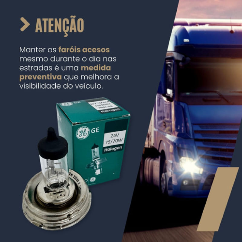 Par Lampada H5 Para Onibus E Caminhoes 24v 75/70w Halogena