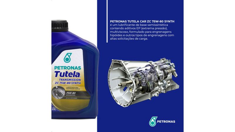 OLEO 75W80 TUTELA SEMISSINTETICO CAMBIO MANUAL API GL5 1L PETRONAS