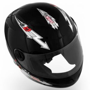 Capacete Liberty Four Kids 54 Preto Tork