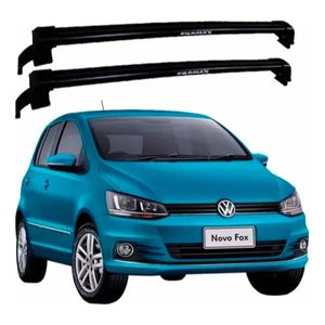 Rack Teto Eqmax New Wave VW Fox 4 Portas 2004 a 2022 - Alumínio e Nylon
