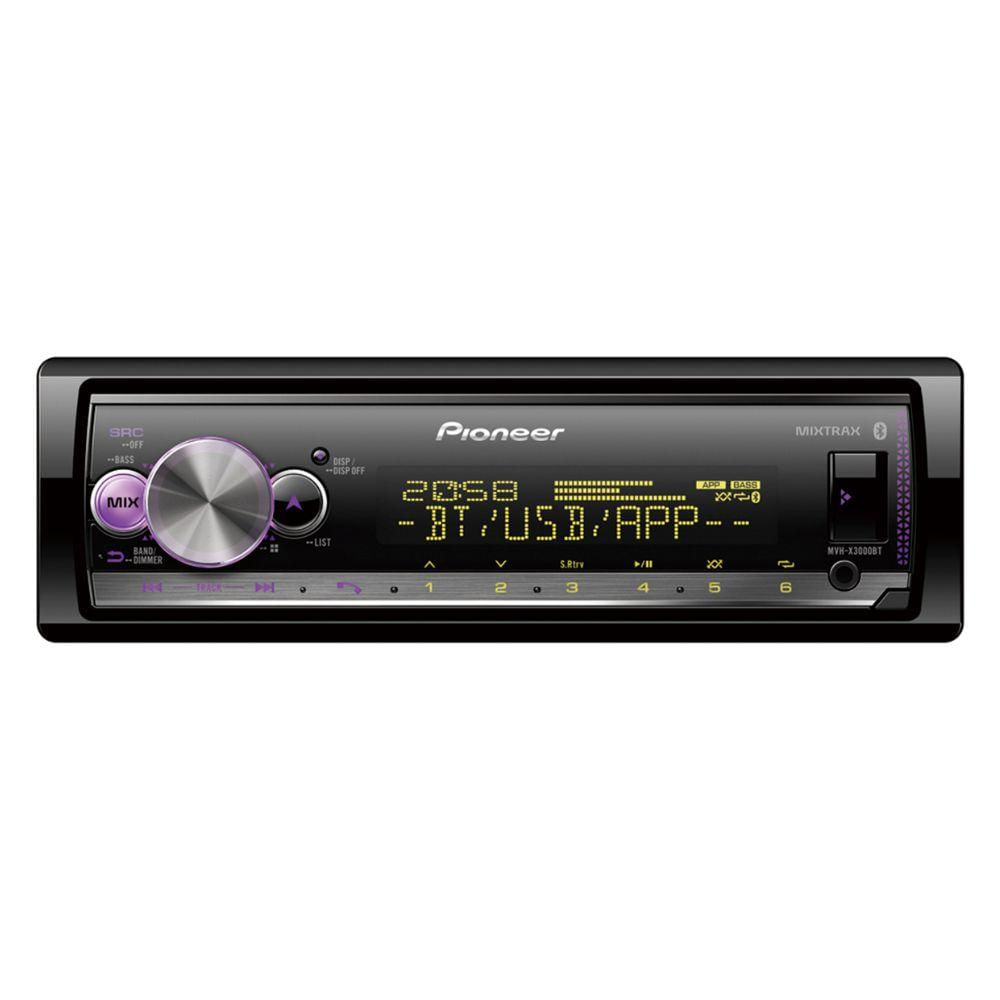 Som Automotivo Pioneer MVH-X3000BT Com USB E Bluetooth