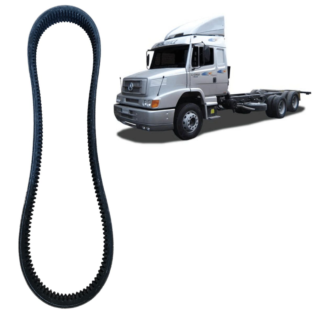 Correia Dupla Do Alternador Mercedes Benz 13AV1025 Gates