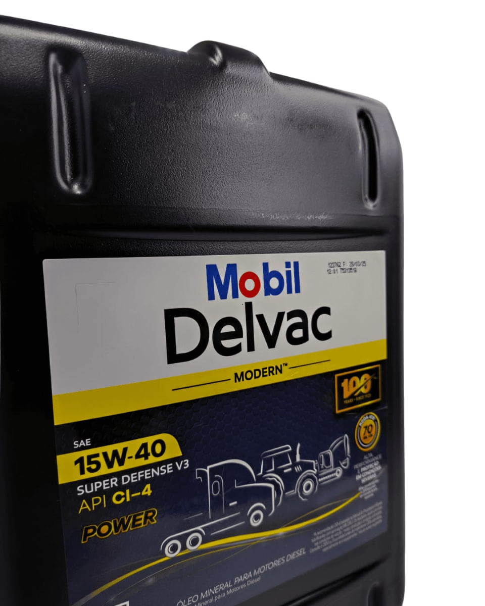 Balde Óleo Motor 15w40 Mobil Delvac Mx Power CL 4 20 Litros