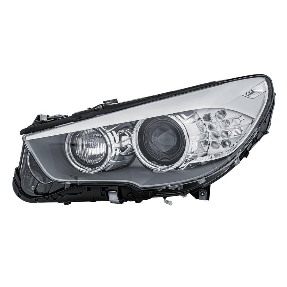 Farol Principal Hella Esquerdo Xenon BMW Serie 5 2008 até 2012