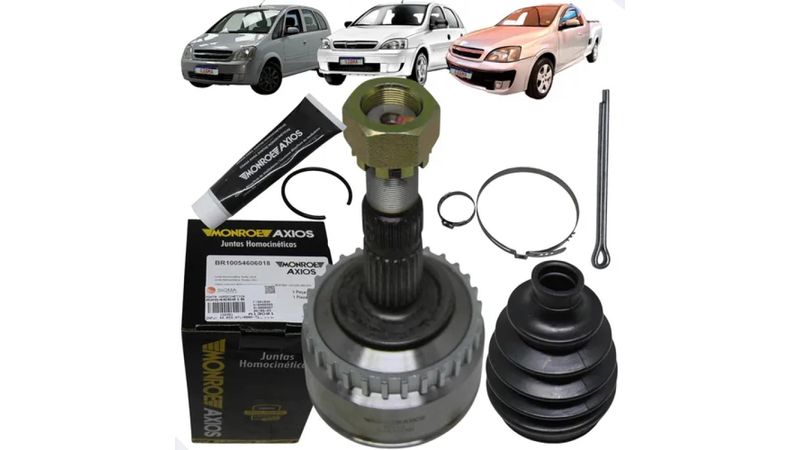 Junta Homocinética Dianteira Axios com ABS Montana Corsa e Meriva