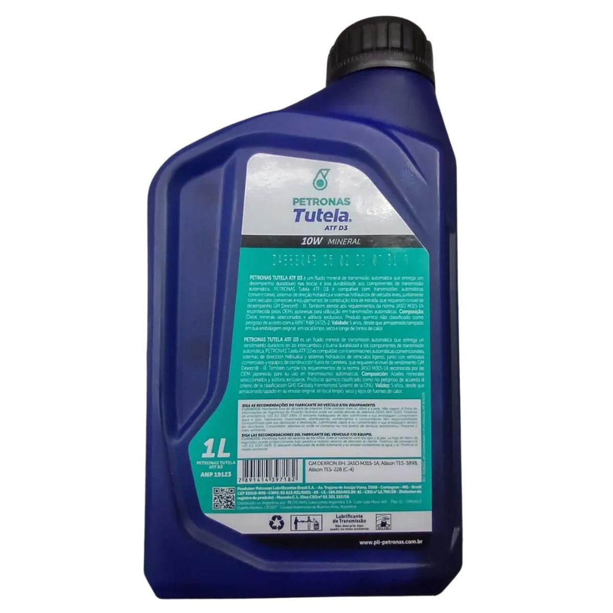 Óleo Lubrificante Câmbio Automatico Atf D3 Dexron III-H AL4 Petronas