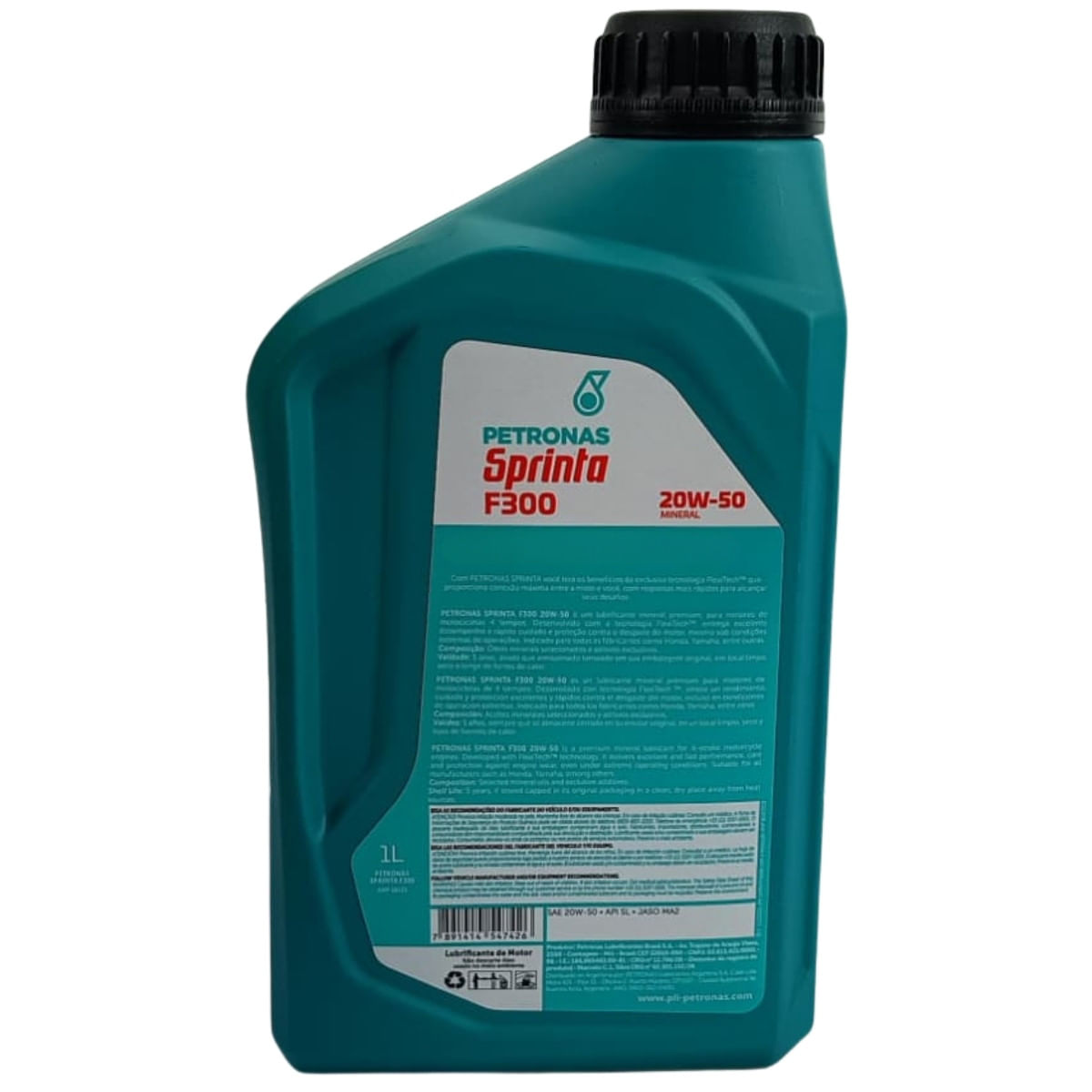 D485L267 - Oleo Moto Petronas Sprinta F300 4T 20W50 - Moto Mineral