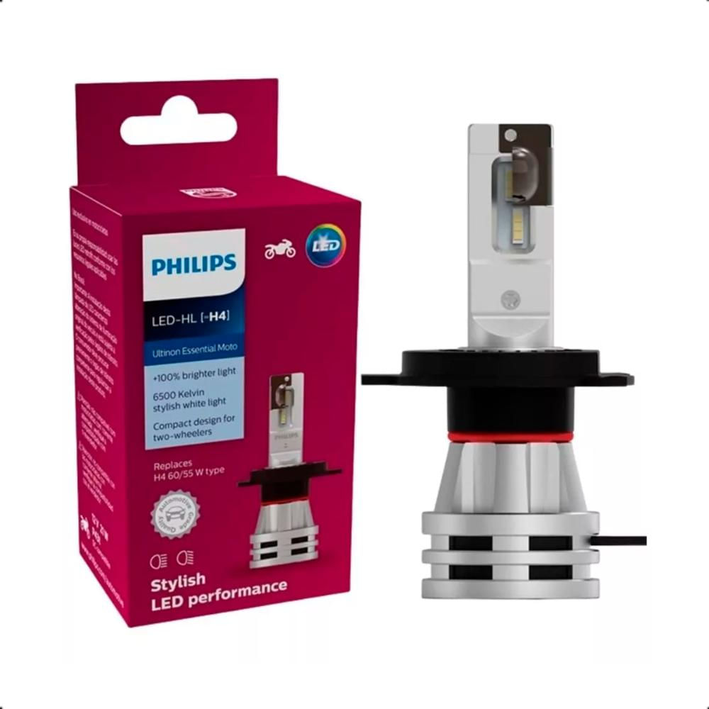 Lâmpada Led H4 6500K 11342UEMX1 Moto Philips