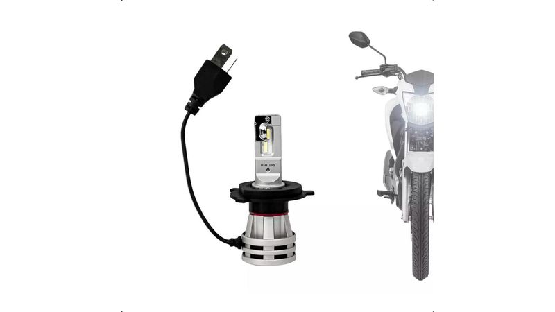 Lâmpada Led H4 6500K 11342UEMX1 Moto Philips