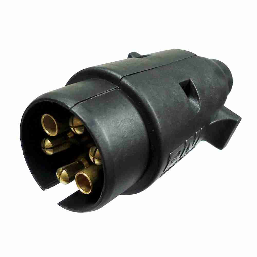 Dni8380 - Tomada Eletrica Eng Red 6P Macho Nylon - Universal - Dni