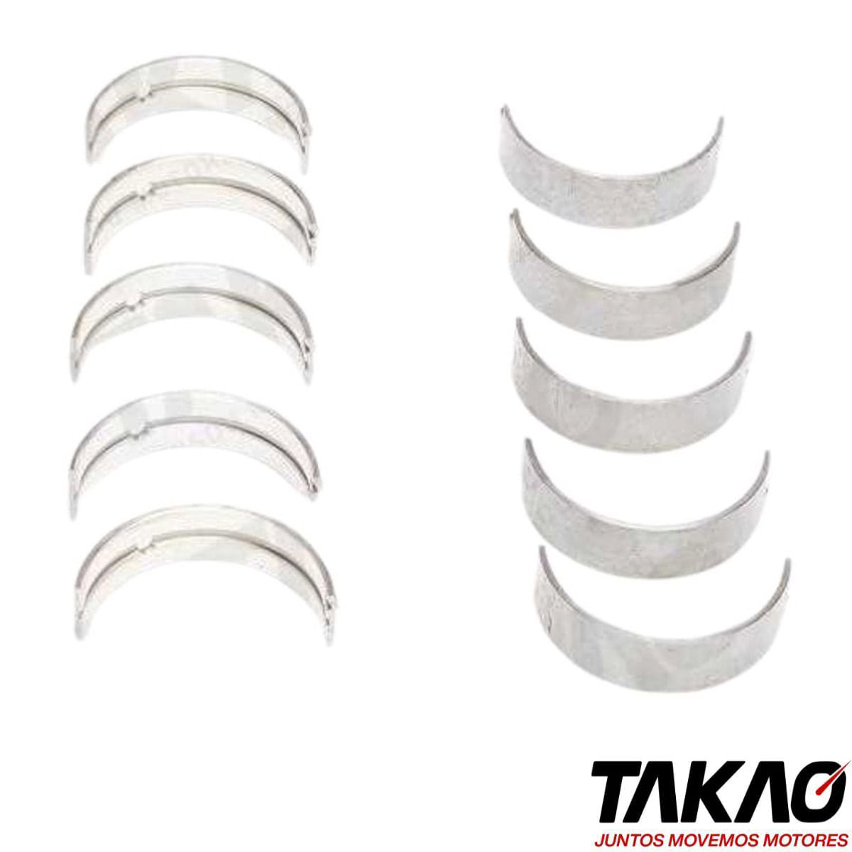 Bronzina Mancal 100 (Jg) Fit Lx 1.4 8V 2003 A 2008 / Fit Lxl 1.4 8V 2003 A 2008 / Fit Twist 1.5 16V 2009 A 2013