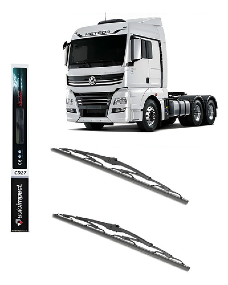 Palheta Limp Parab 26 Para Iveco Magiros,stralis ,tector Par Preto