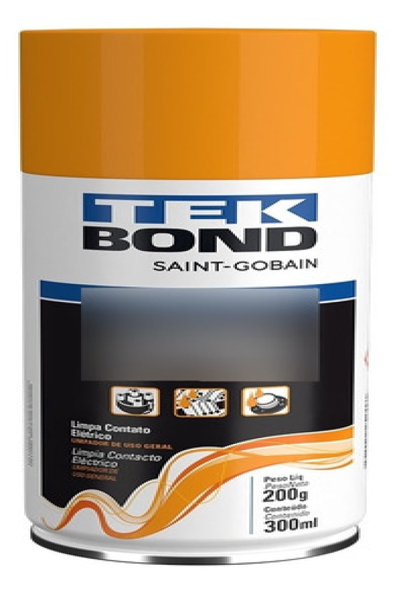 Limpa Contato Spray De 300 Ml Tekspray Aerosol 200g Kit6