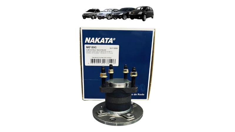 Cubo Roda Traseiro c/ Rolamento GM Astra Meriva - Nakata NKF8043