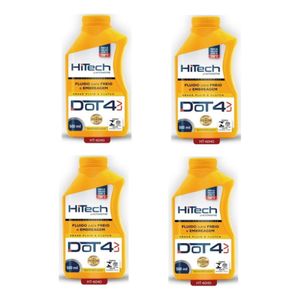 Fluido De Freio Dot4 Lv 500ml Vermelho P/ Veiculos Com Kit4