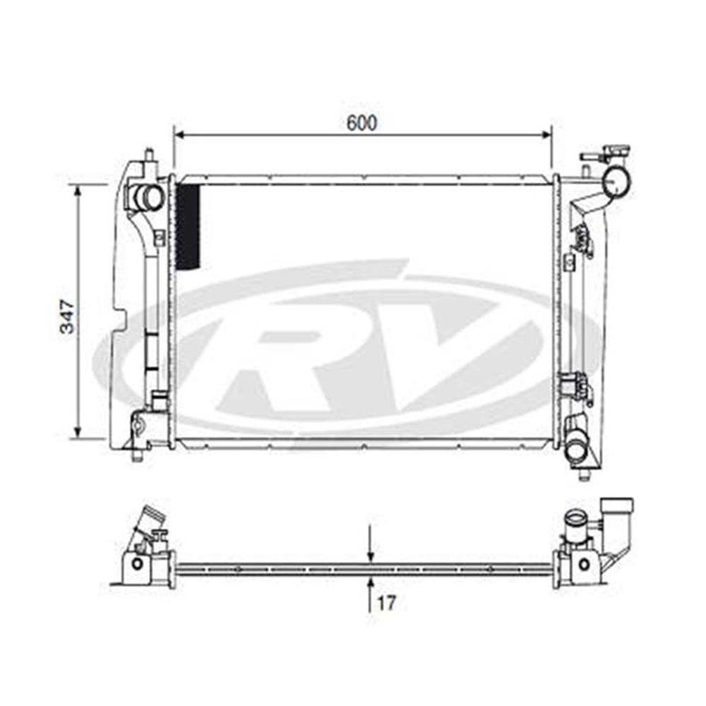 Radiador Visconde 12558