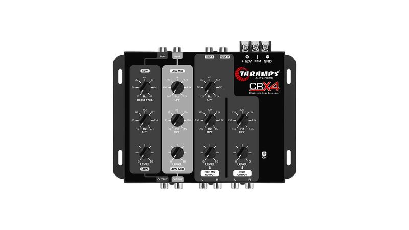 Crossover Taramps Crx 4 4 Vias Som Automotivo