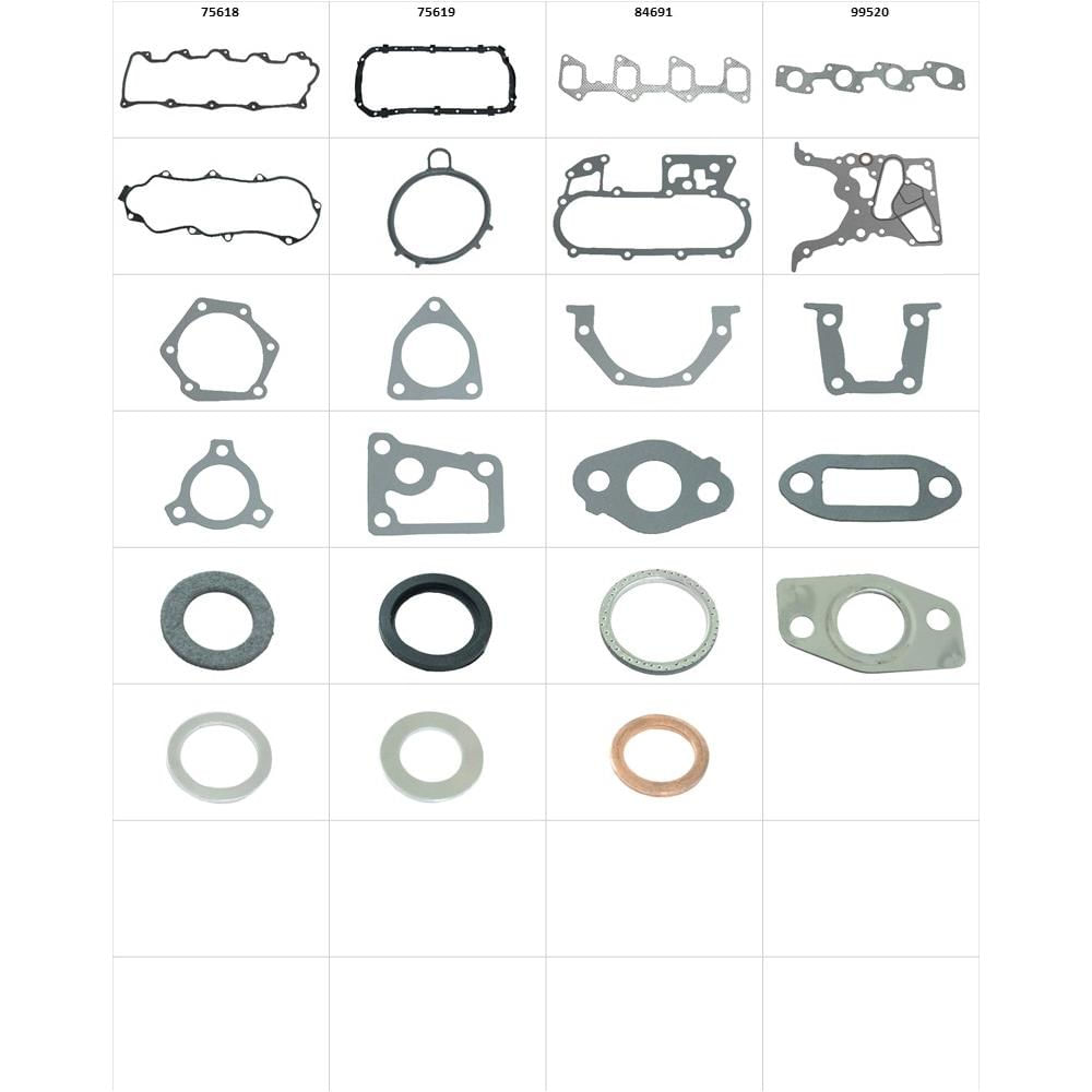 Jogo de Juntas do Motor Hilux Sw4/Hilux Sabó 80374