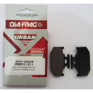 Pastilha Traseira Dia-Frag YS 250 Fazer 2010-2017 DFP-20839