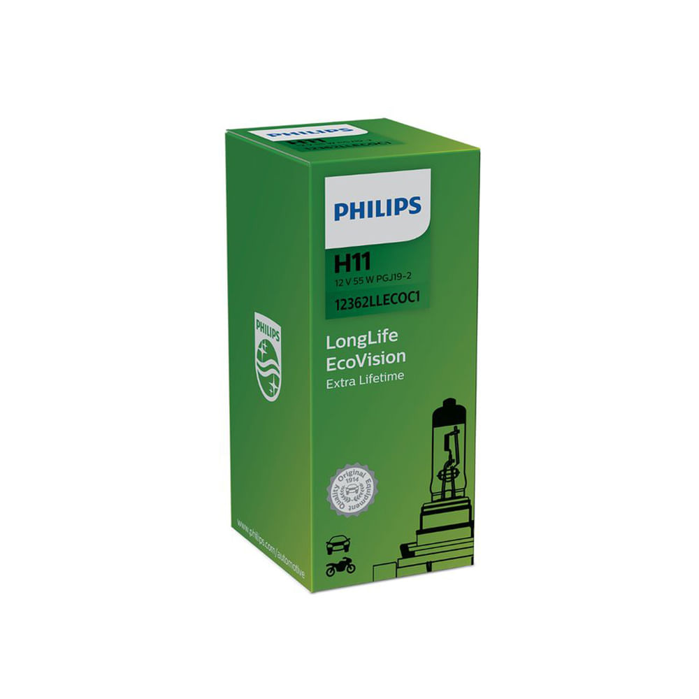 Philips Lâmpada 12V 55W Pgj19 Universal Philips 12362Llecoc1