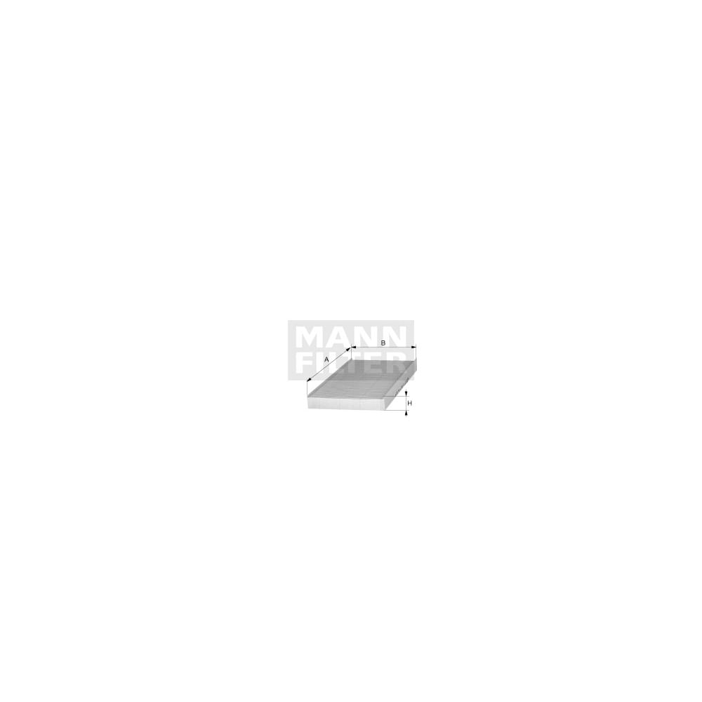 Mann - C36014 Filtro Aria Per BMW X3 F85 E71 F25 E70 F15 E72 2.0L 3.0L 09-15