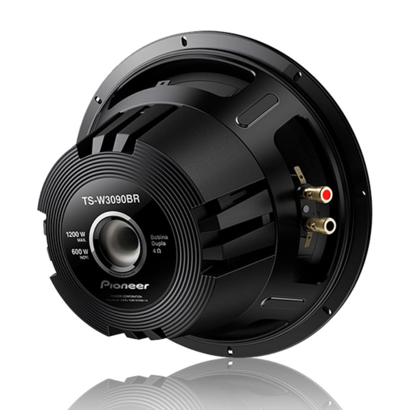 Subwoofer 12 Polegadas Pioneer TS-W3090BR 600W RMS 4 OHMS