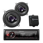 Combo Som Pioneer MVH-S218BT + Amplificador + Alto Falante