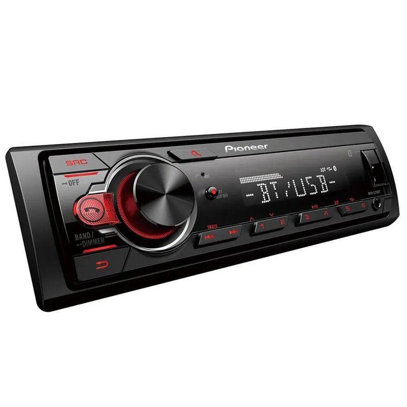 Combo Som Pioneer MVH-S218BT + Amplificador + Alto Falante