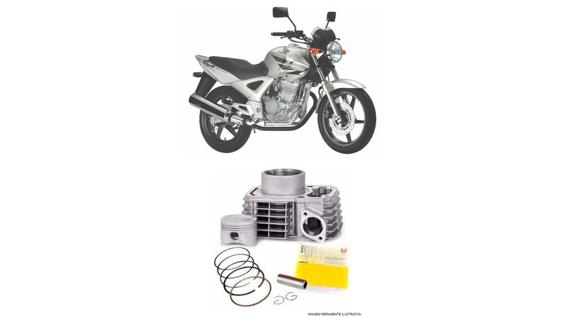 Kit Motor Cilindro Metal Leve Honda CBX 250 Twister K-9201 - PitStop