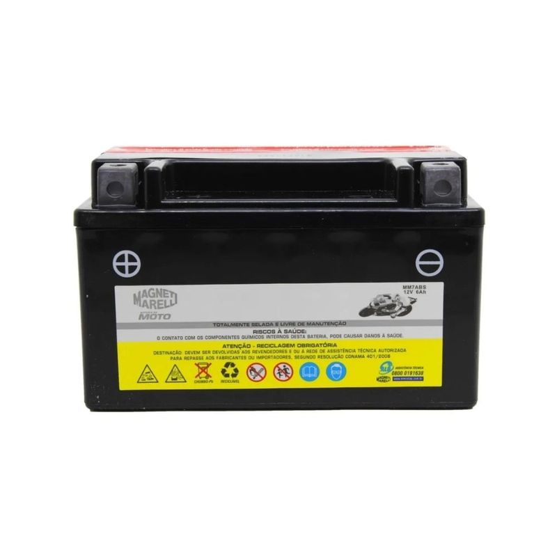 Magneti Marelli Yt12A-Bs Battery 12V 10Ah For Suzuki An 250