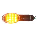 Mini Pisca Moto Pingo D'Água Lente Cristal Led GVS