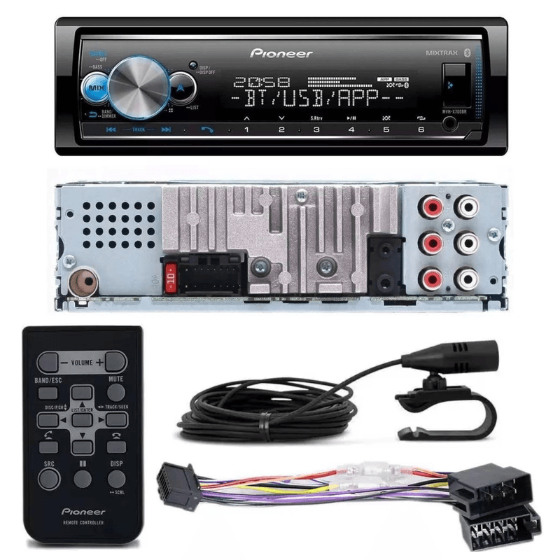 Kit Som Pioneer Mvhx7000Br + Par Ts1360Br + Par Ts1760Br