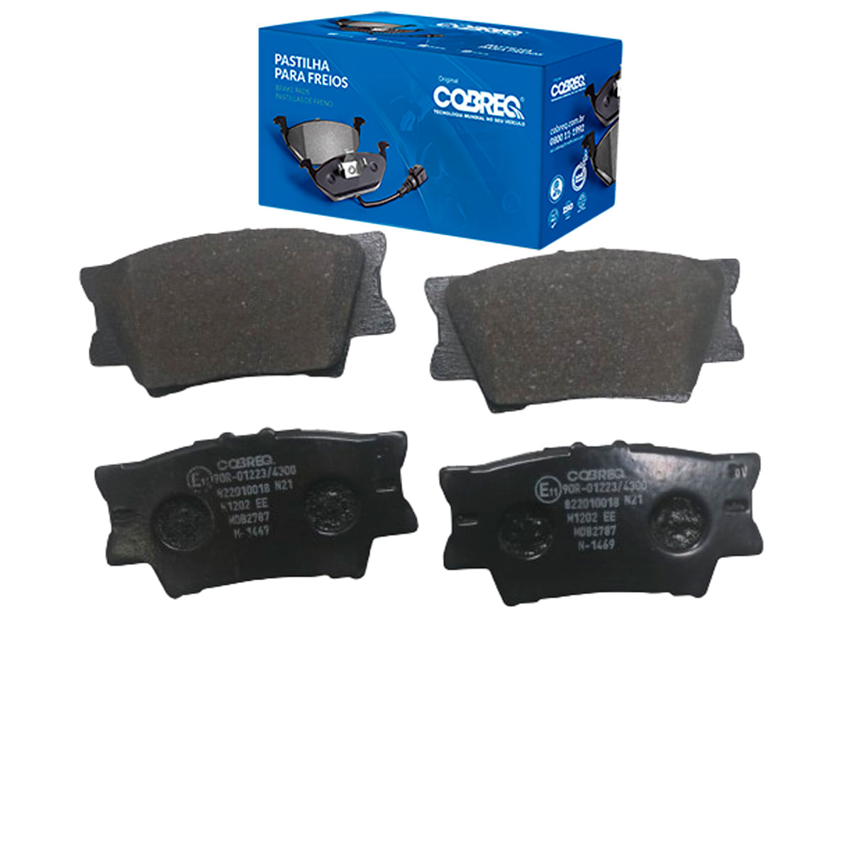 N1469 - Pastilha Freio Tras - Corolla Cross/Rav 4 Ii 2,4
