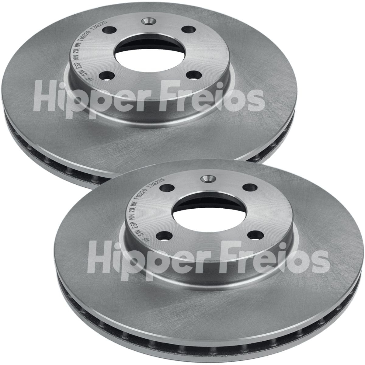 hn Hf51N - Disco Freio Ventilado S / Cubo 256Mm 4Furo - Spin 1.8 17